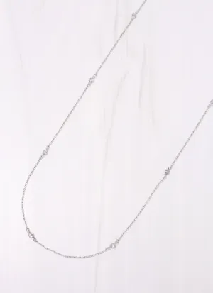 Carleton CZ Necklace SILVER