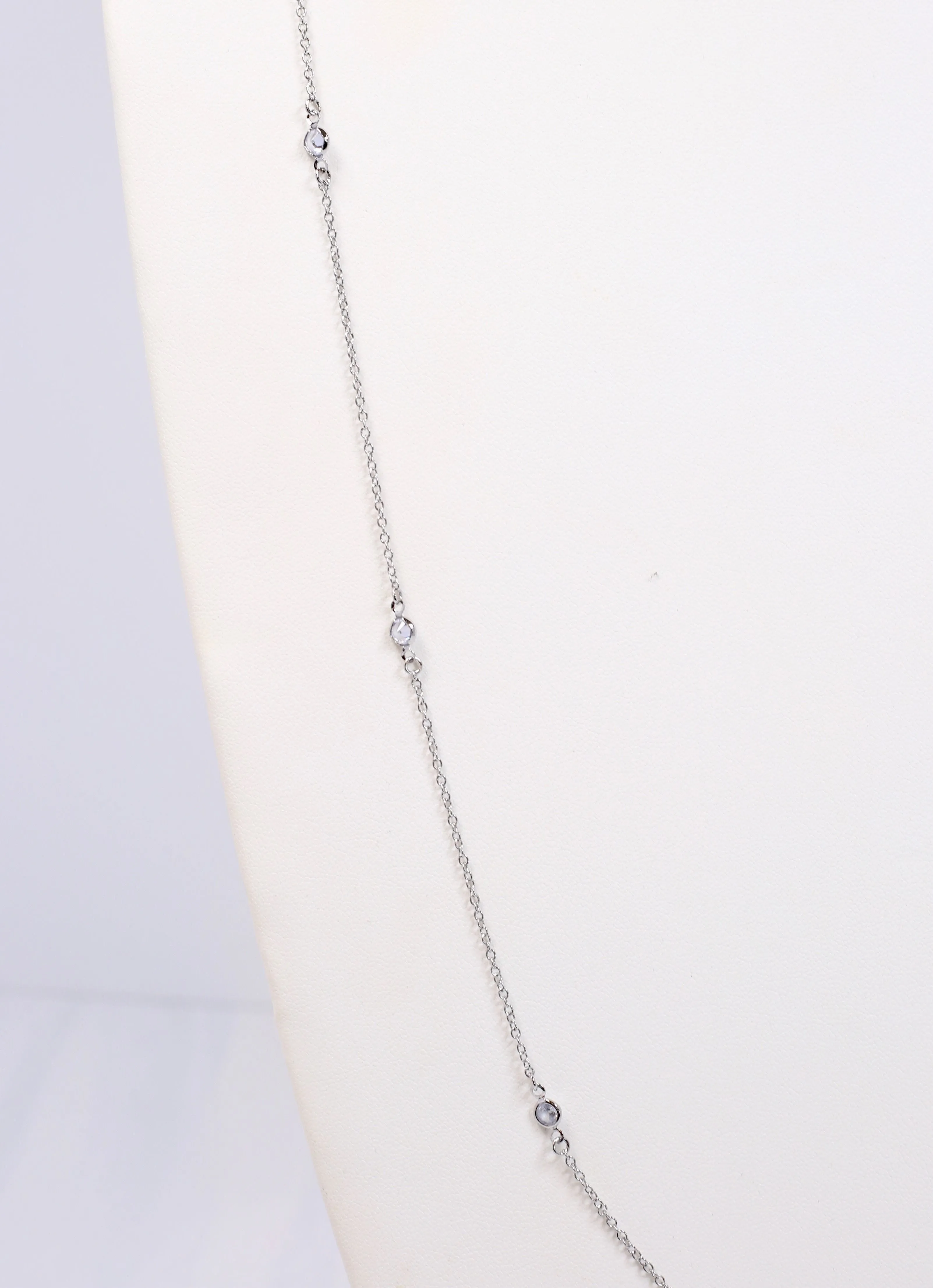 Carleton CZ Necklace SILVER