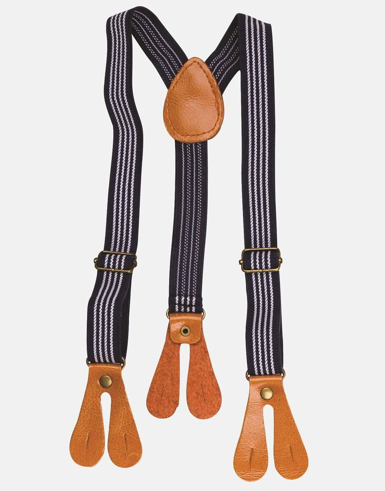 Caulfield: Blue shorts & braces