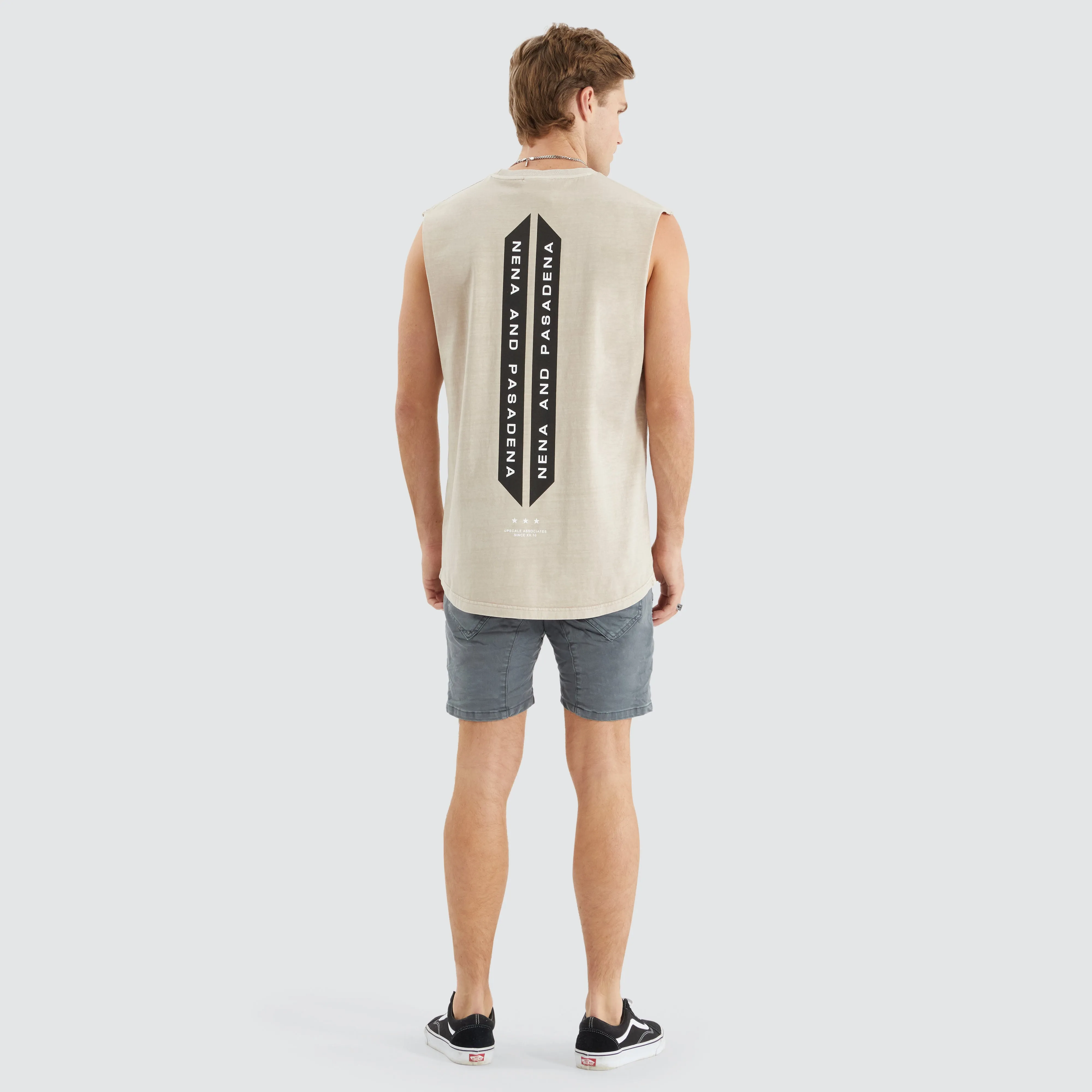 Caution Scoop Back Muscle Pigment Silver Grey