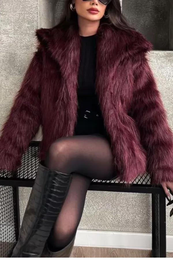 CECELIA | FAUX FUR COAT