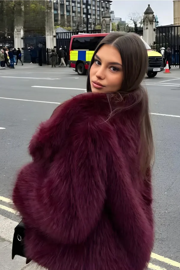 CECELIA | FAUX FUR COAT