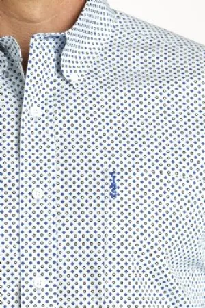 Cinch Men's Modern Fit Button Down Shirt - Light Blue