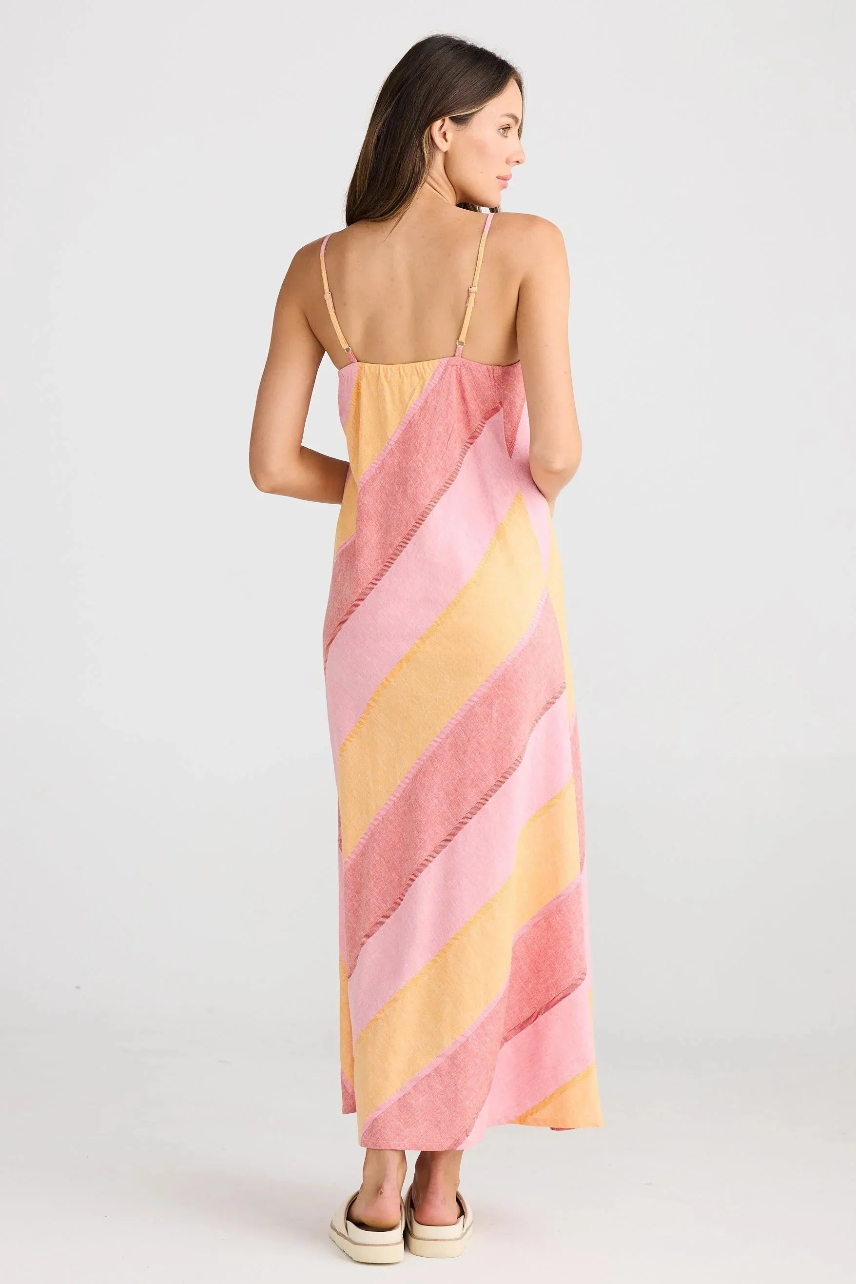 Claro Maxi Dress - Lisbon Stripe