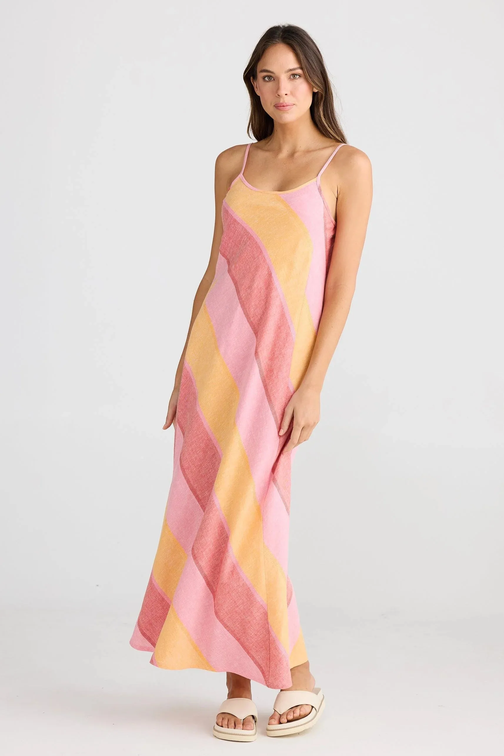 Claro Maxi Dress - Lisbon Stripe