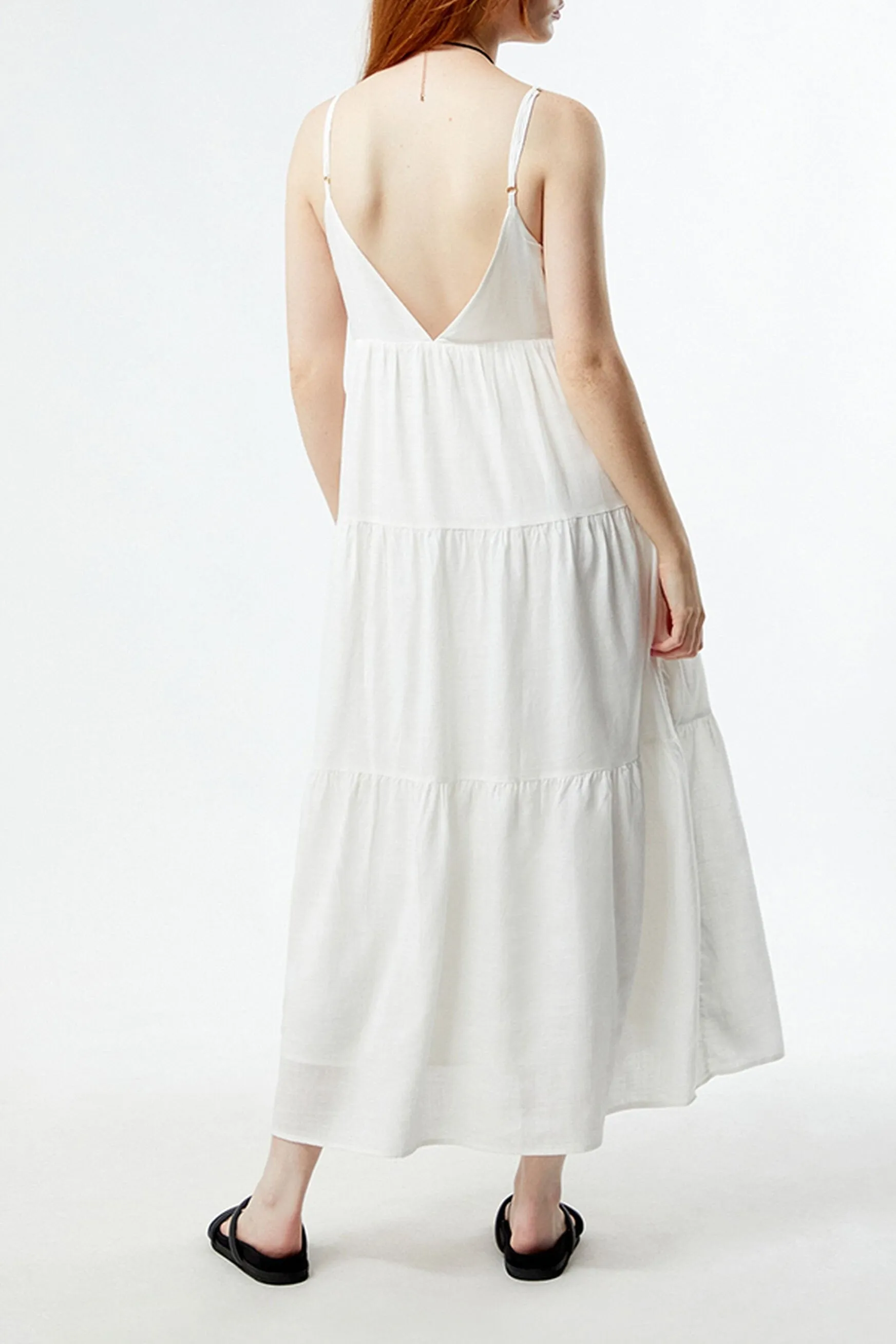 Classic Tiered Midi Dress
