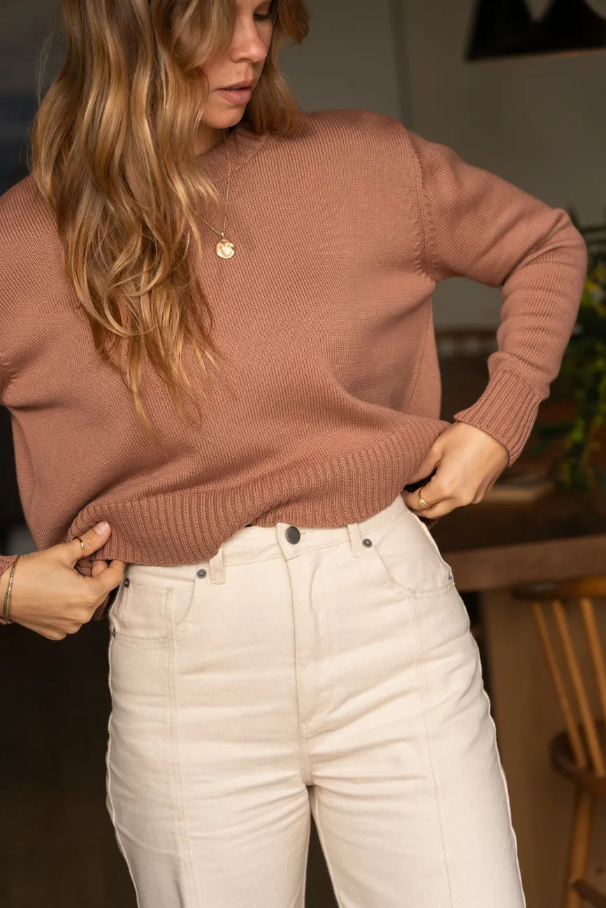Claudia Rose Cotton Crewneck