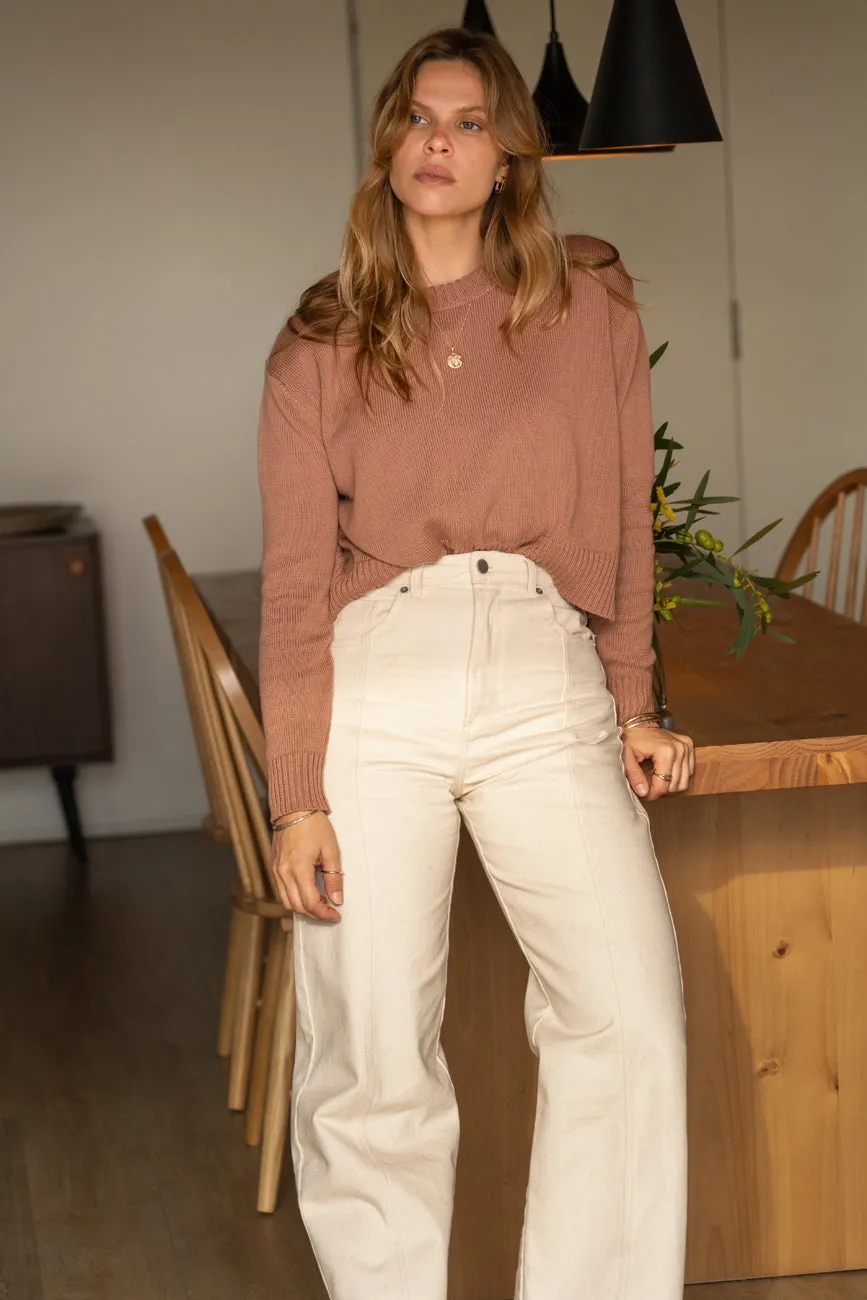 Claudia Rose Cotton Crewneck