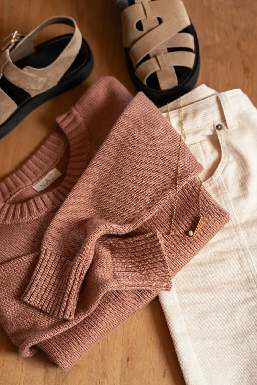 Claudia Rose Cotton Crewneck