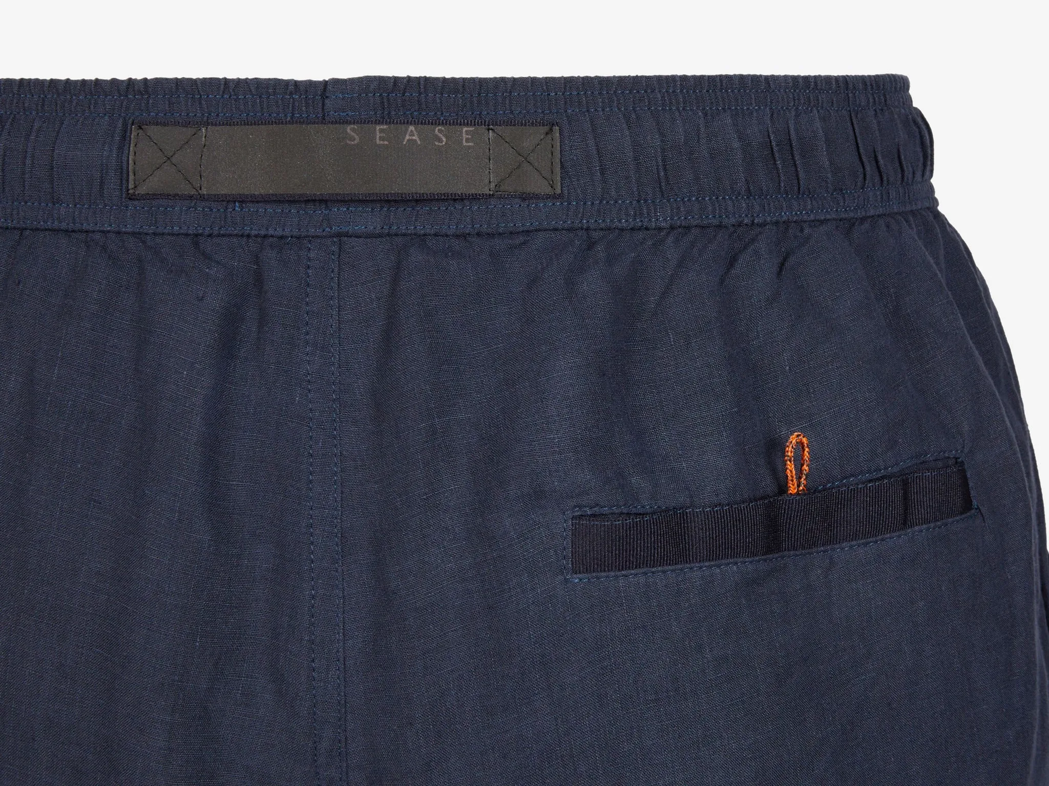 Cod-2 Hemp Drawstring Shorts - Navy Blue