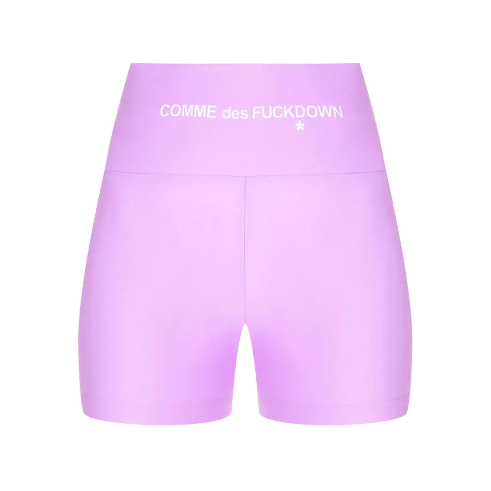 Comme Des Fuckdown Purple Polyester Short