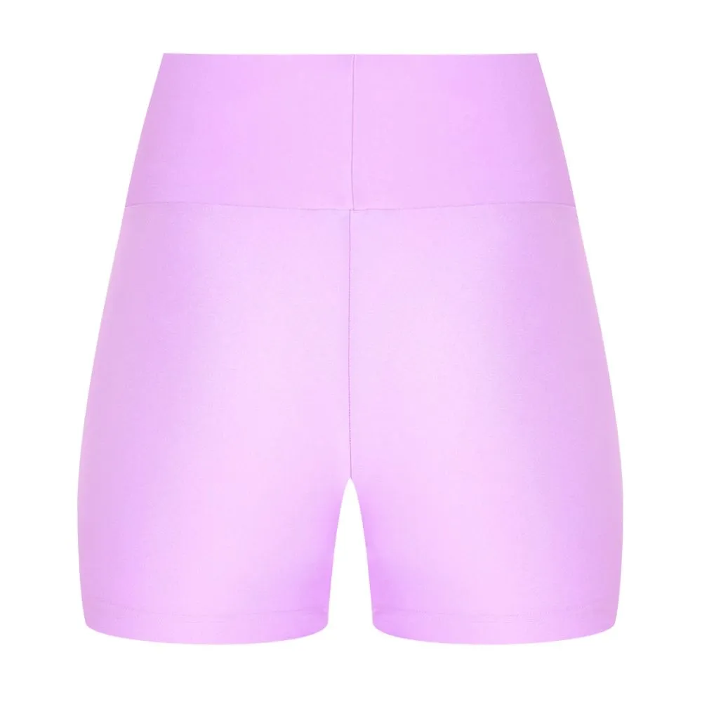 Comme Des Fuckdown Purple Polyester Short