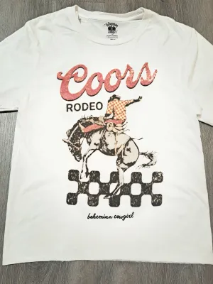 Coors Rodeo Checkered T-Shirt - WS