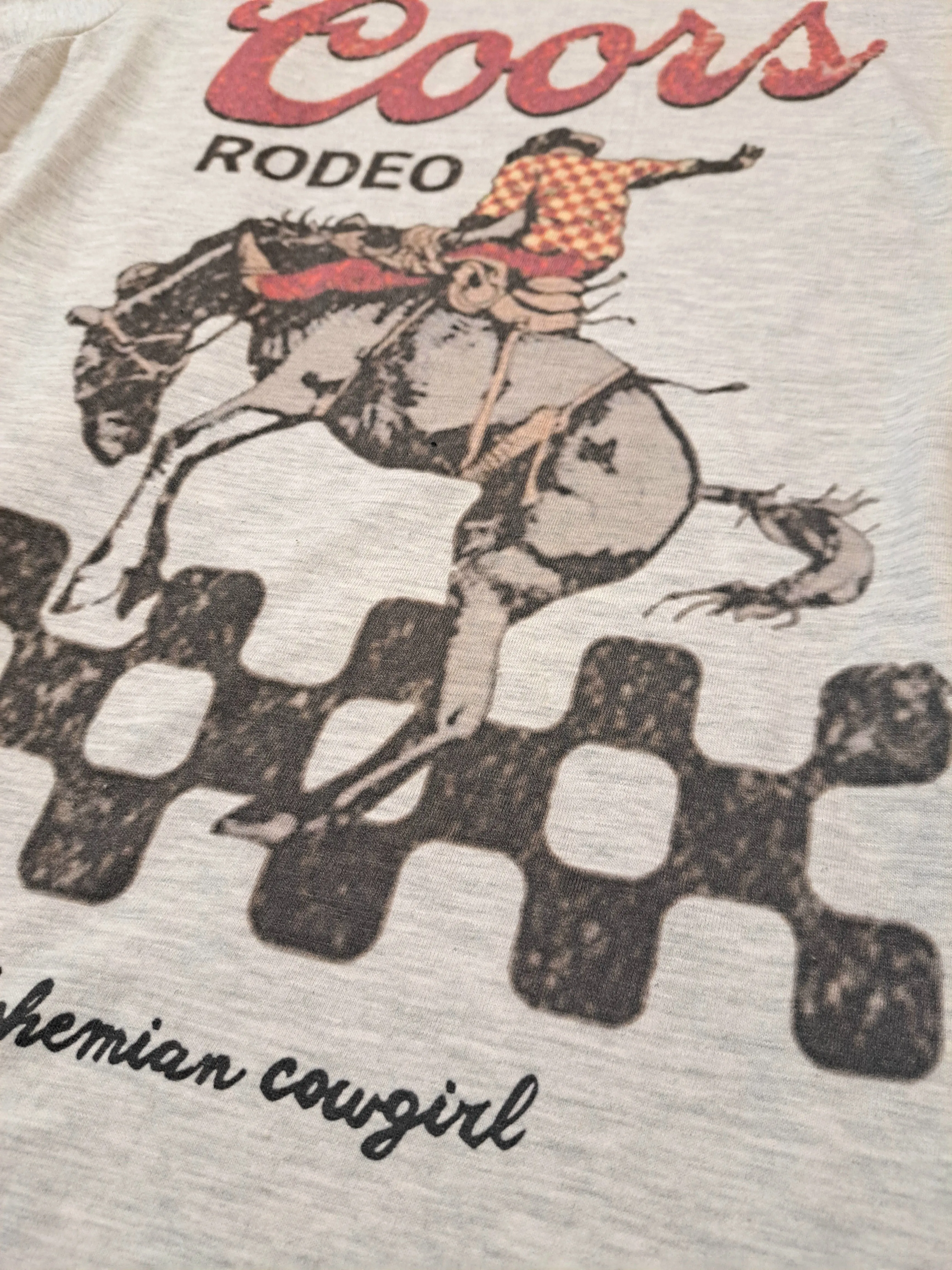 Coors Rodeo Checkered T-Shirt - WS