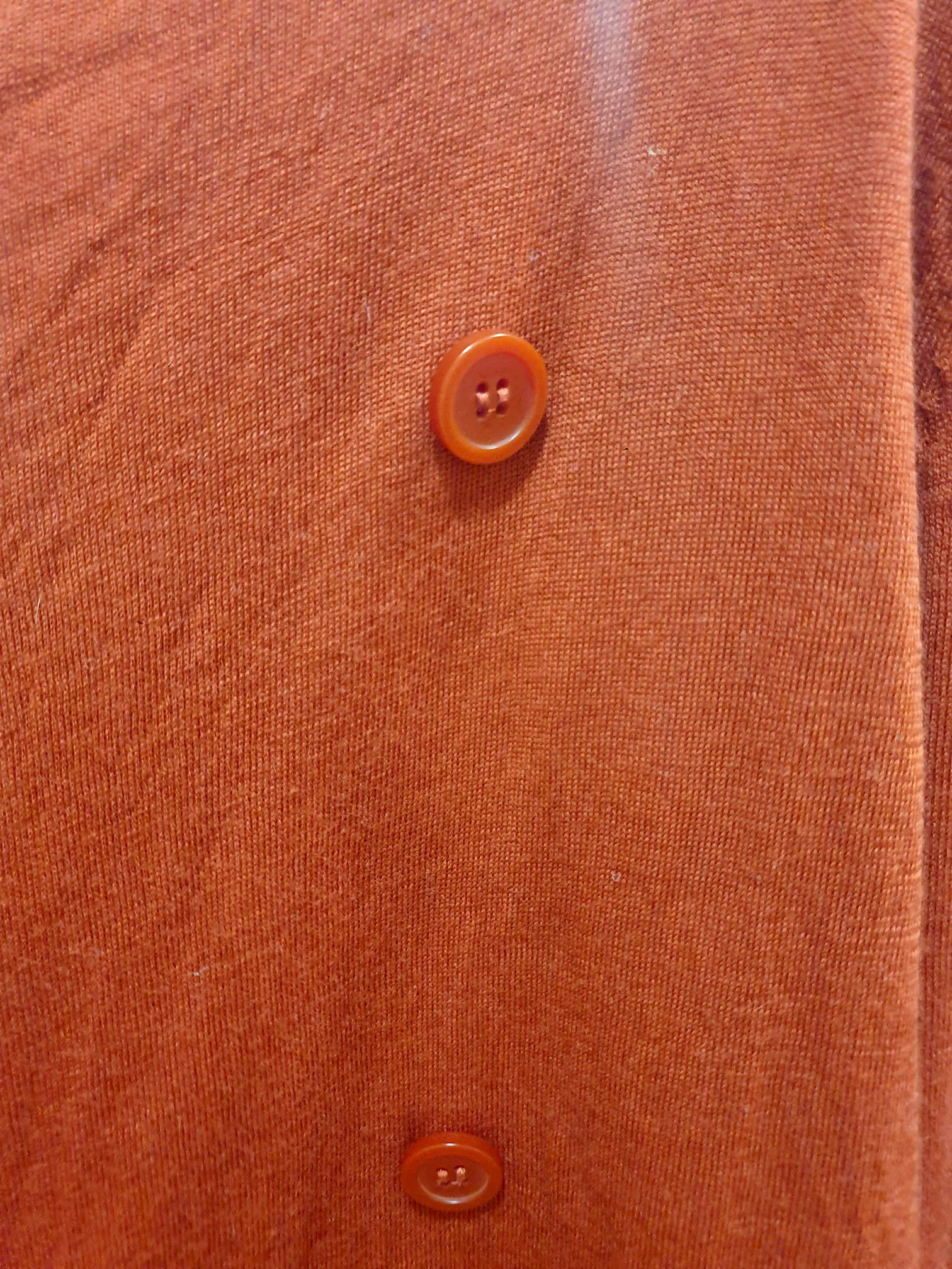 COS red wool cardi size medium