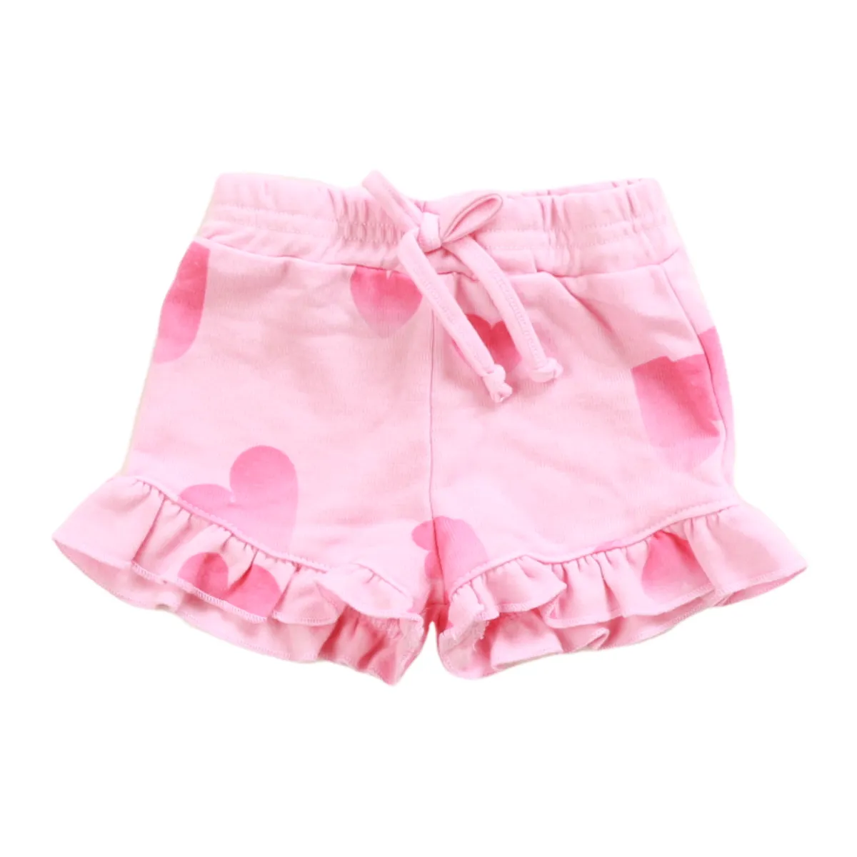 Cozii- Ombre Heart Ruffle Short (pink baby)