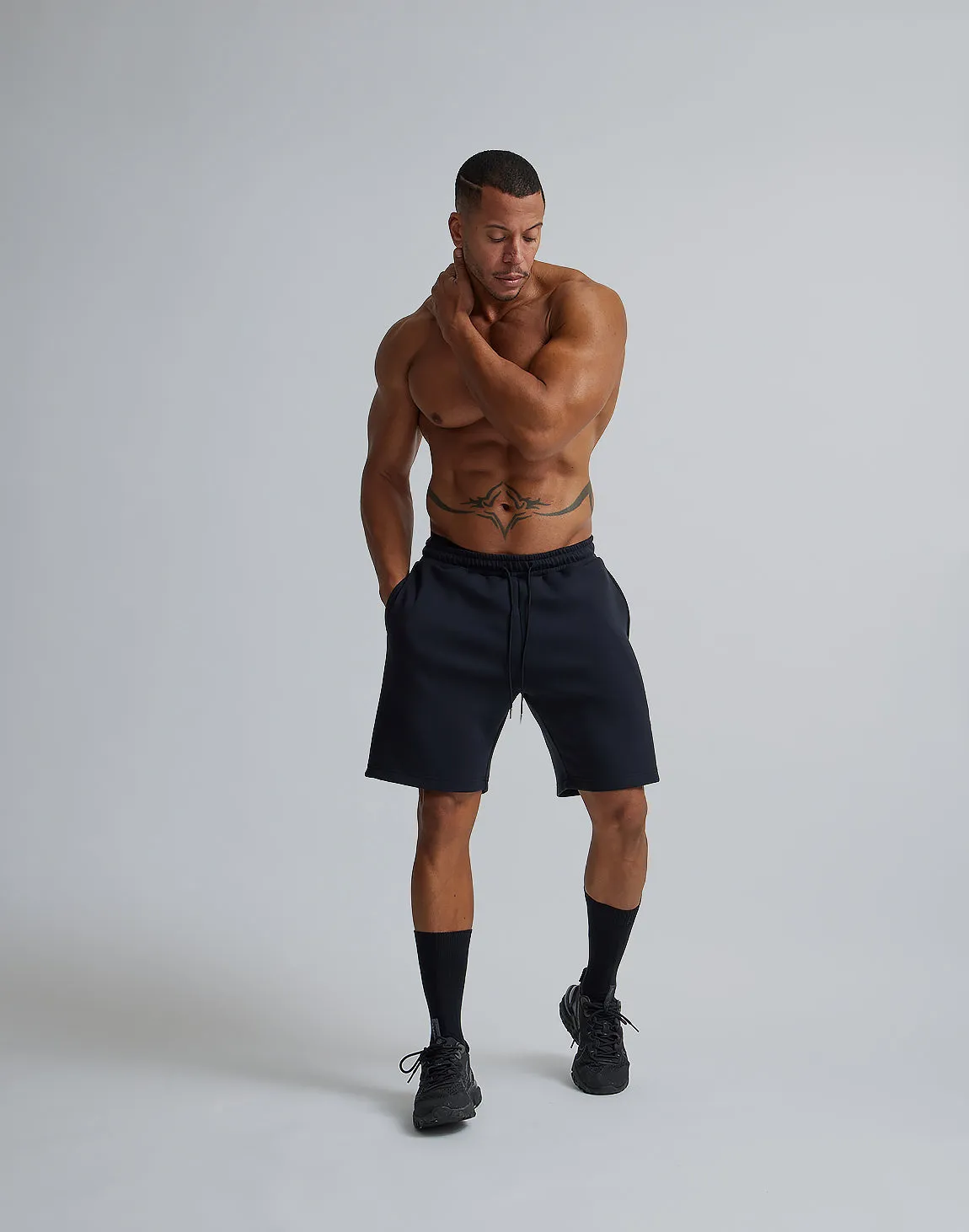CRONOS STRETCH SHORTS【BLACK】