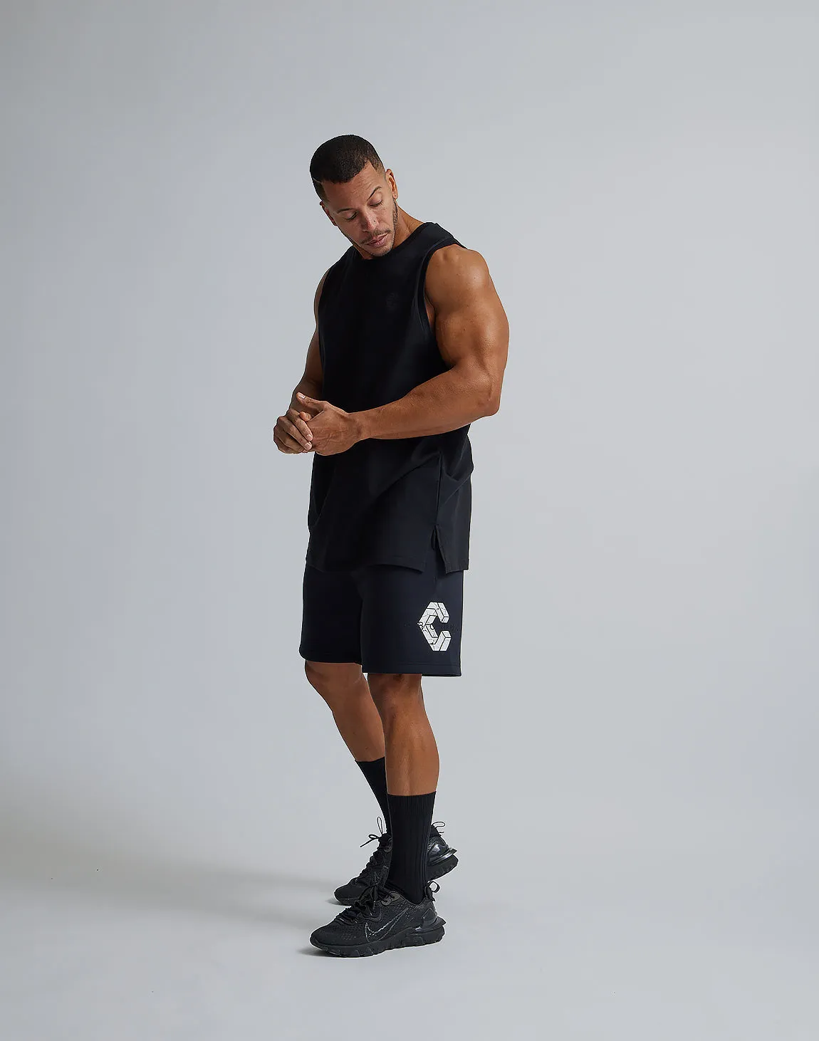 CRONOS STRETCH SHORTS【BLACK】