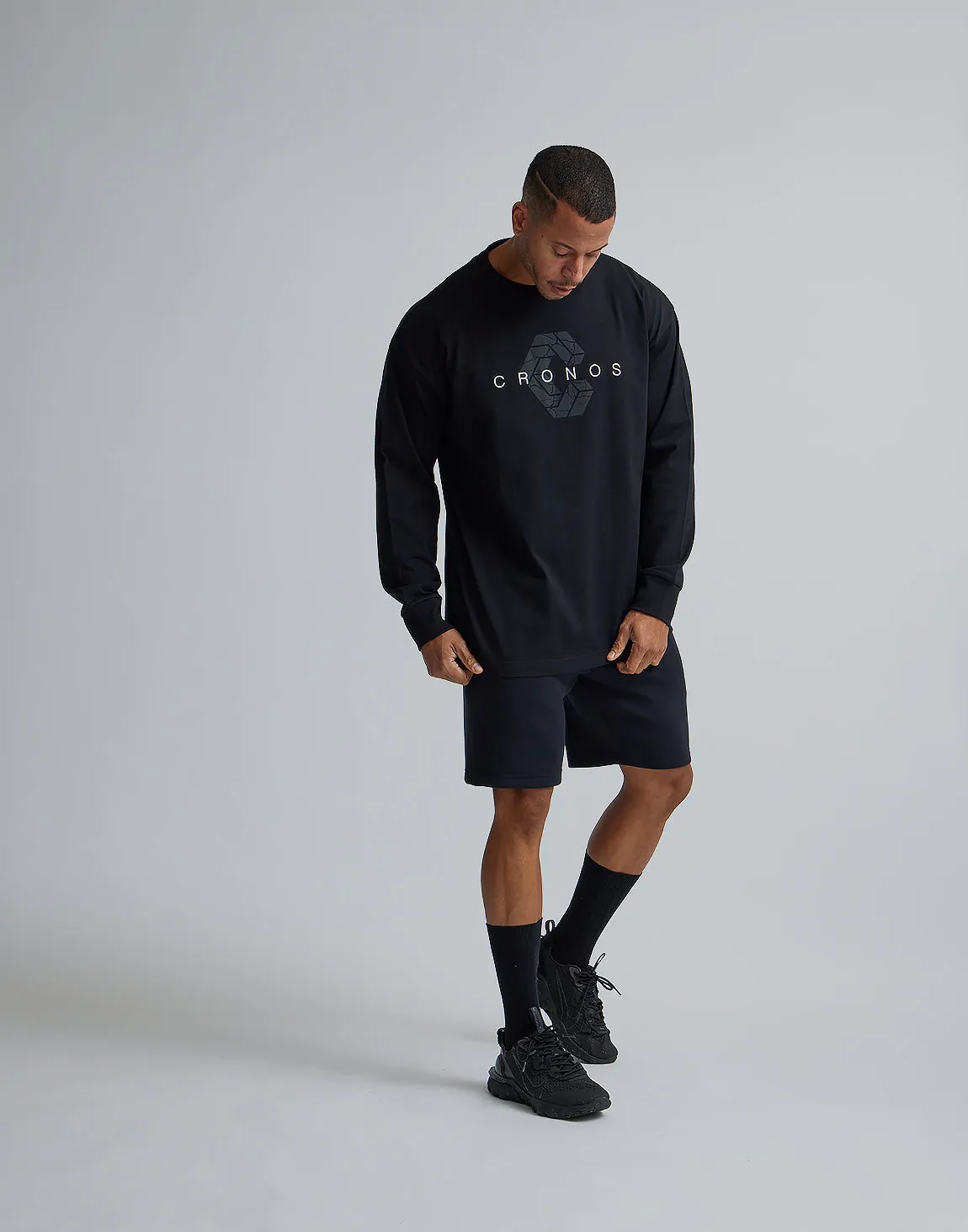CRONOS STRETCH SHORTS【BLACK】