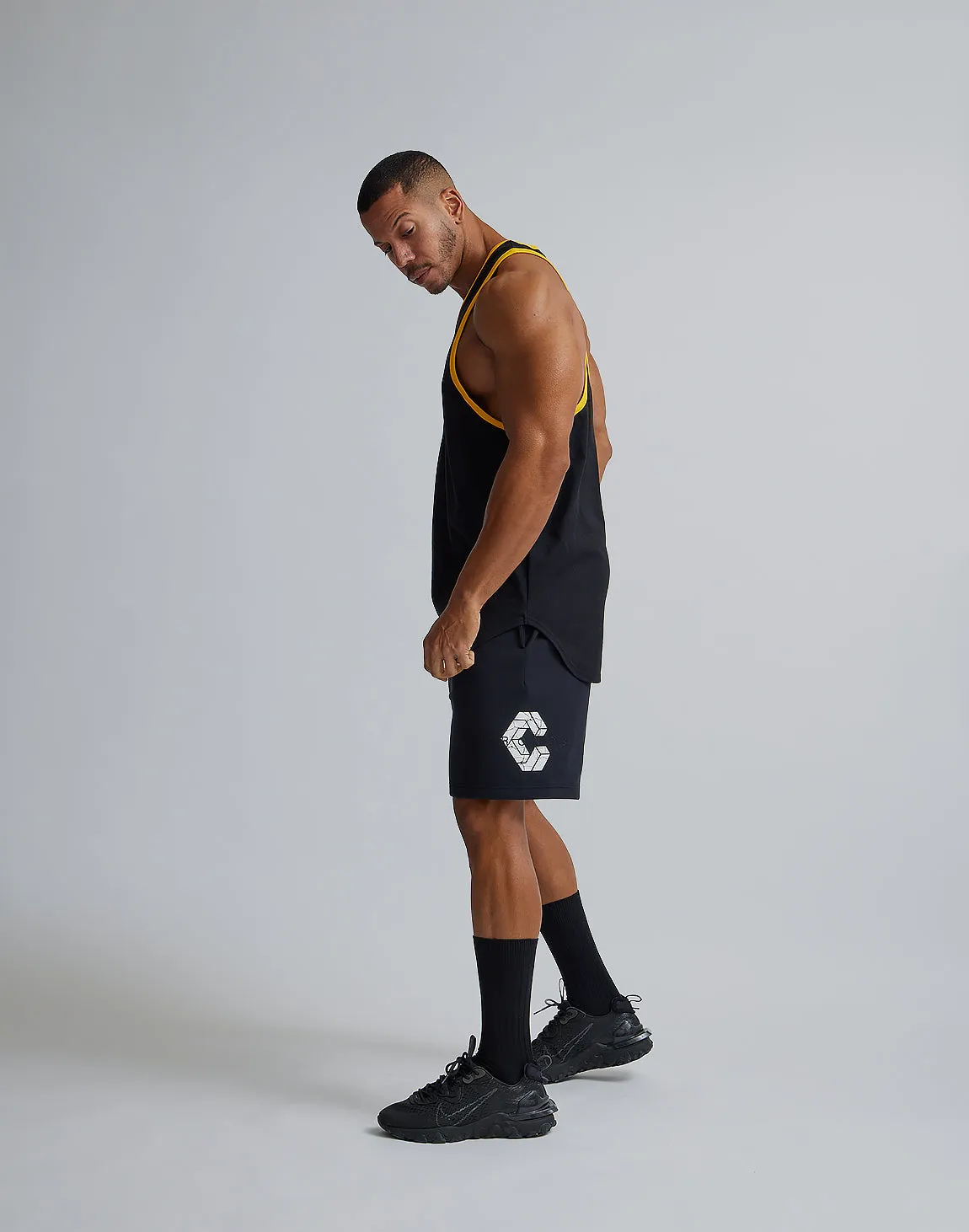 CRONOS STRETCH SHORTS【BLACK】
