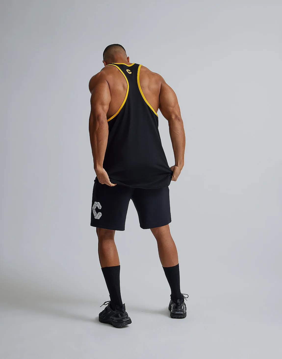CRONOS STRETCH SHORTS【BLACK】