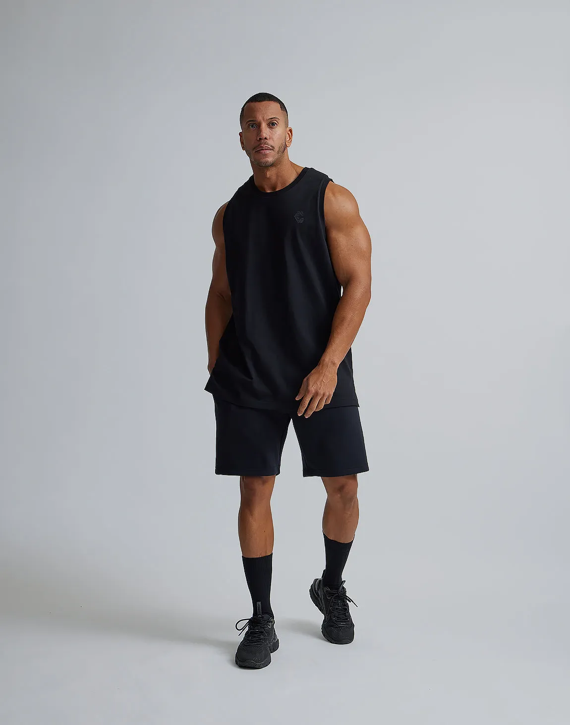 CRONOS STRETCH SHORTS【BLACK】