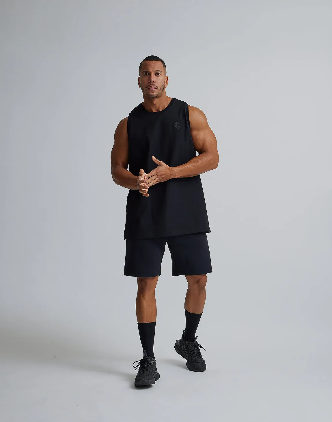 CRONOS STRETCH SHORTS【BLACK】