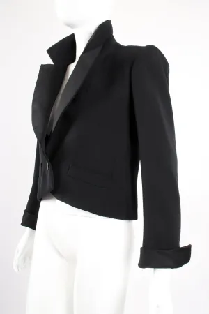 Cropped Tuxedo Jacket