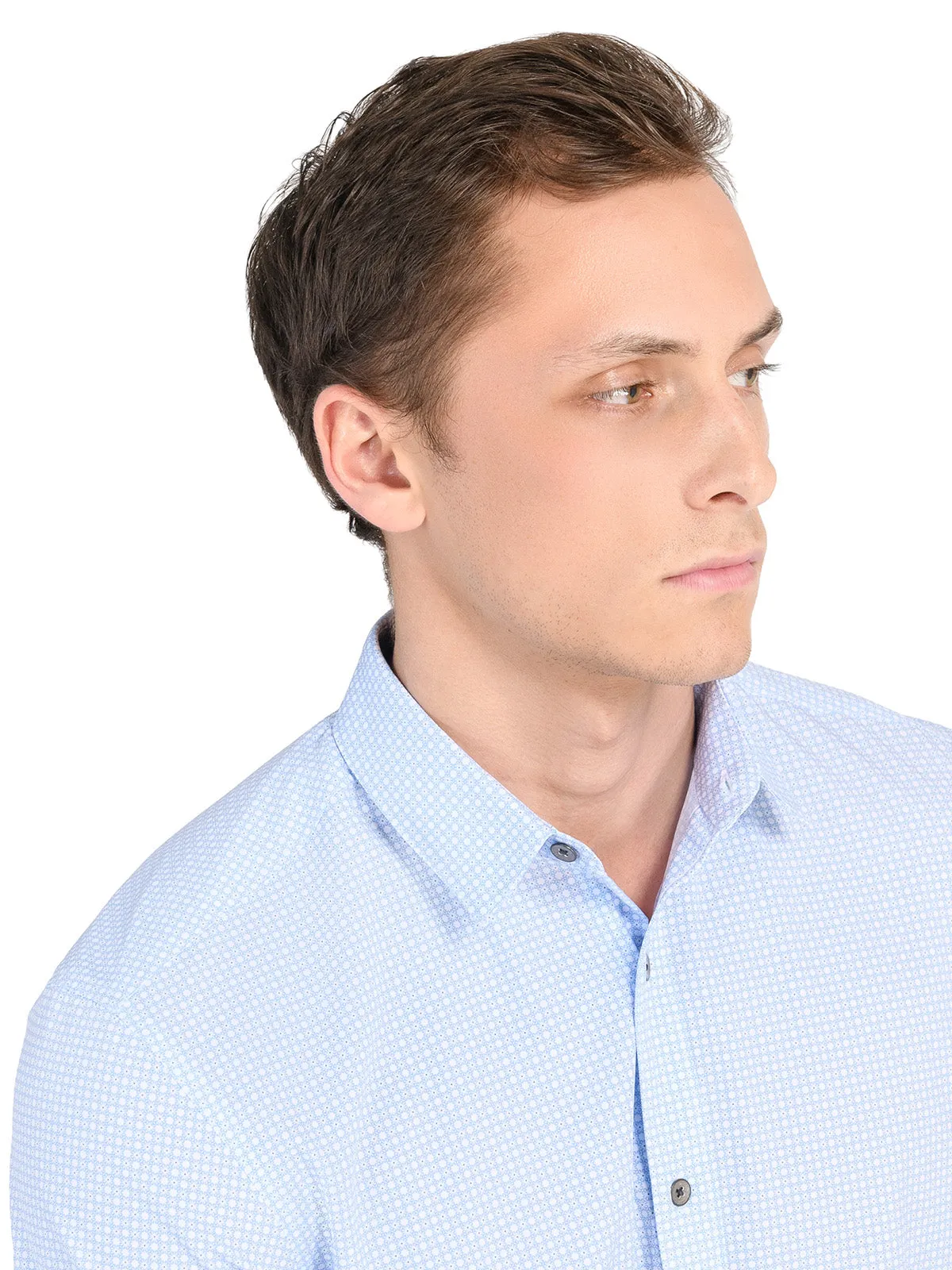 Cross Hatch Short Sleeve Shirt
