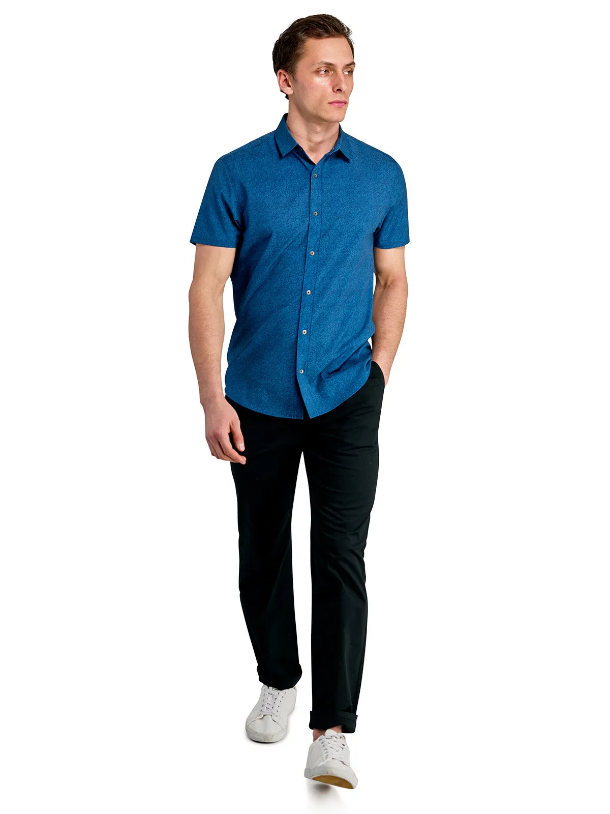 Cross Hatch Short Sleeve Shirt