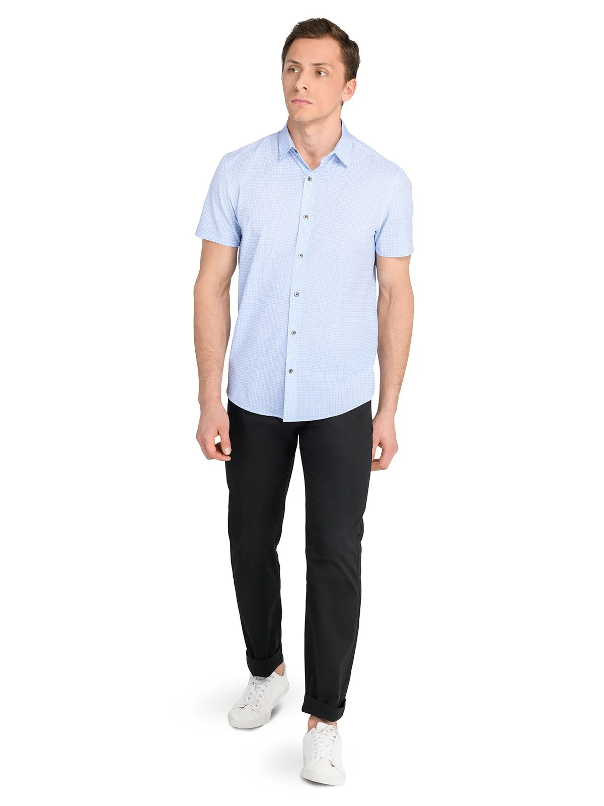 Cross Hatch Short Sleeve Shirt