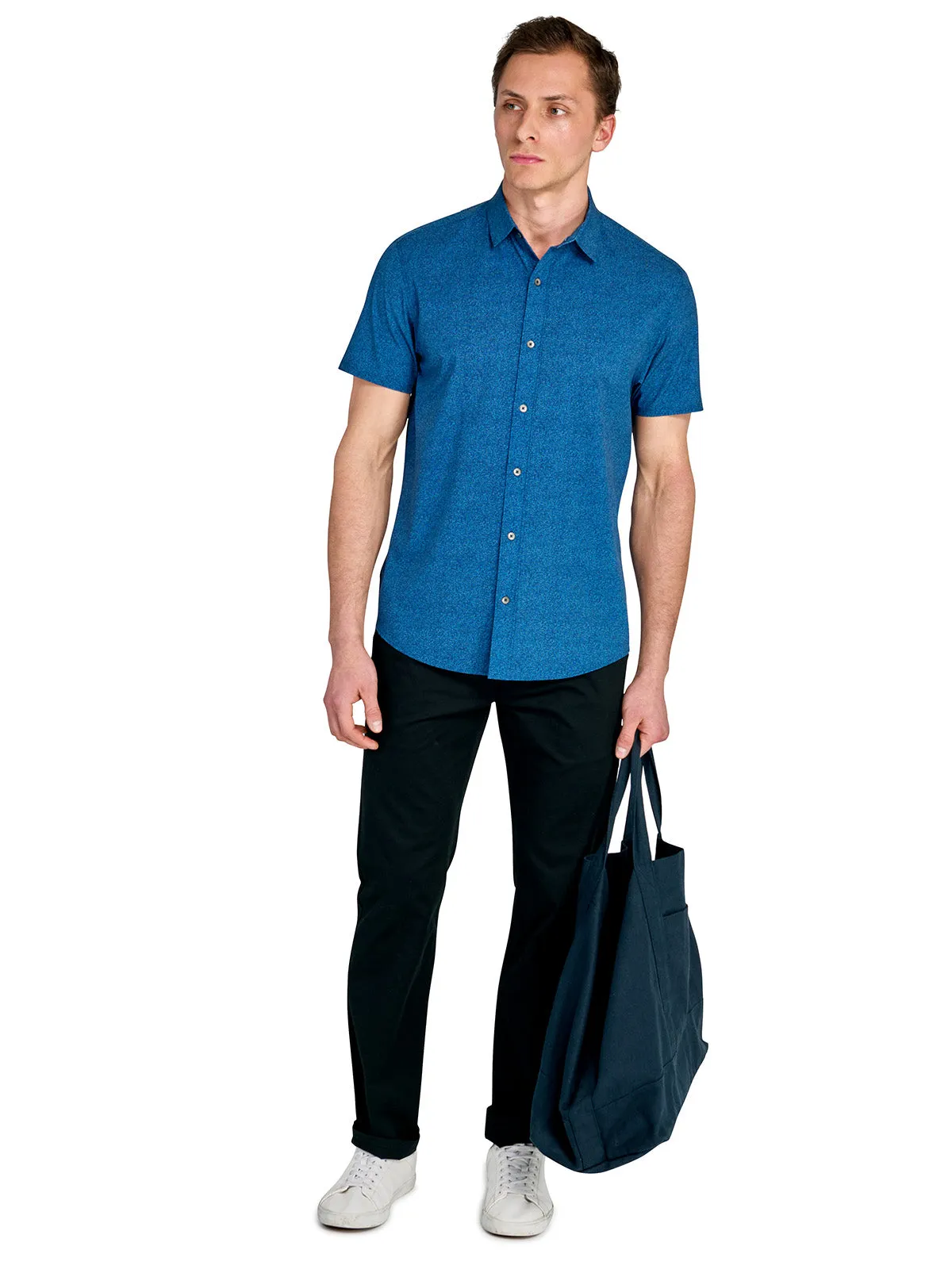 Cross Hatch Short Sleeve Shirt