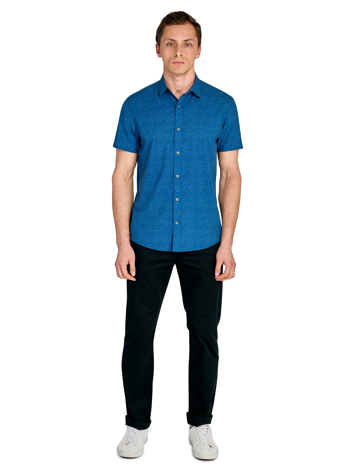Cross Hatch Short Sleeve Shirt