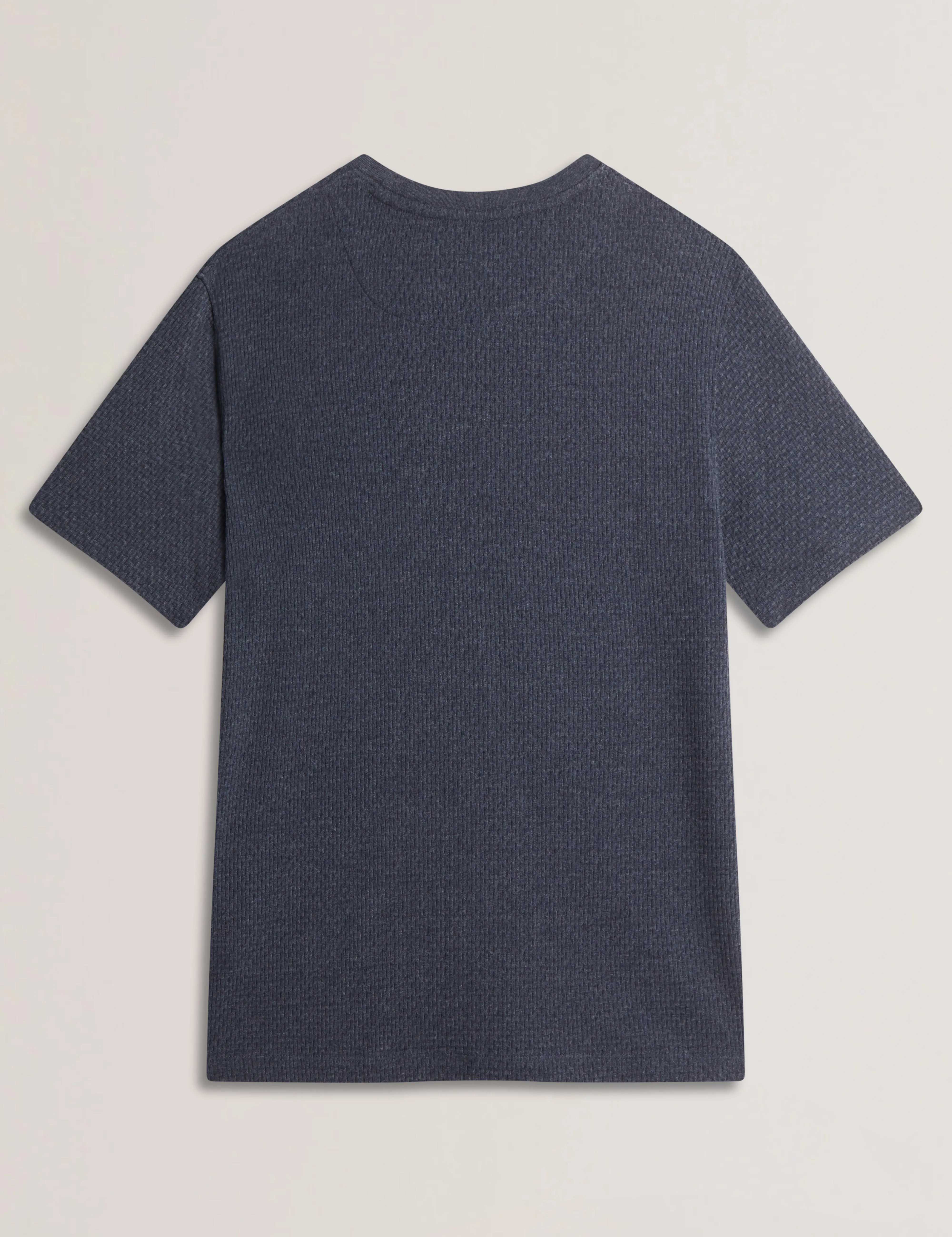 Curlys Short Sleeve Regular Textured T-Shirt Navy