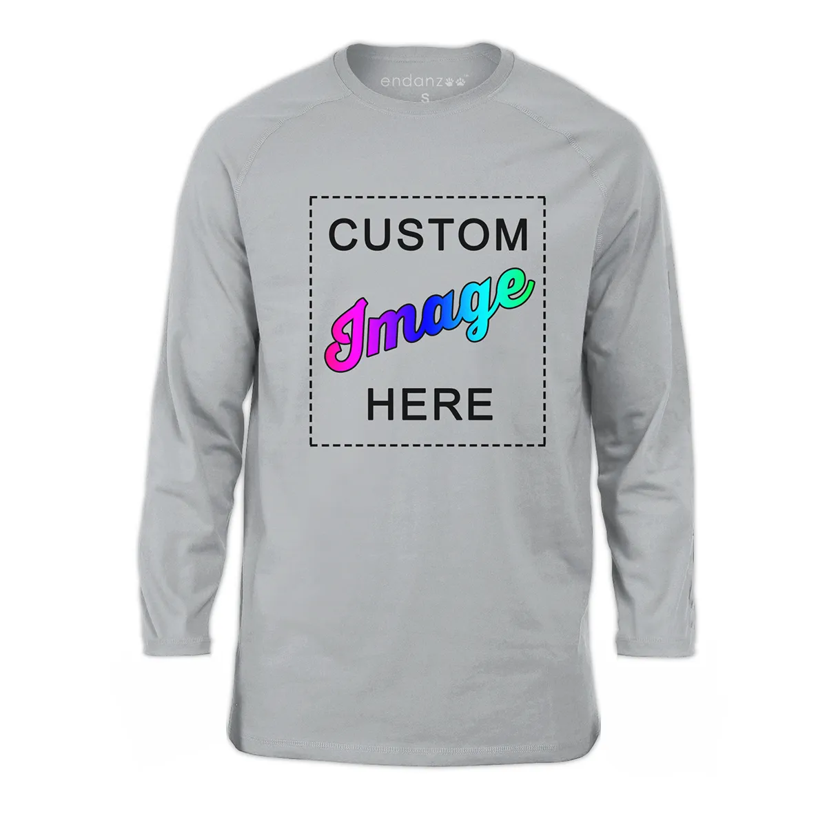 [Custom Image] Organic Toddler Kids T-shirt - Three-quarter Sleeve