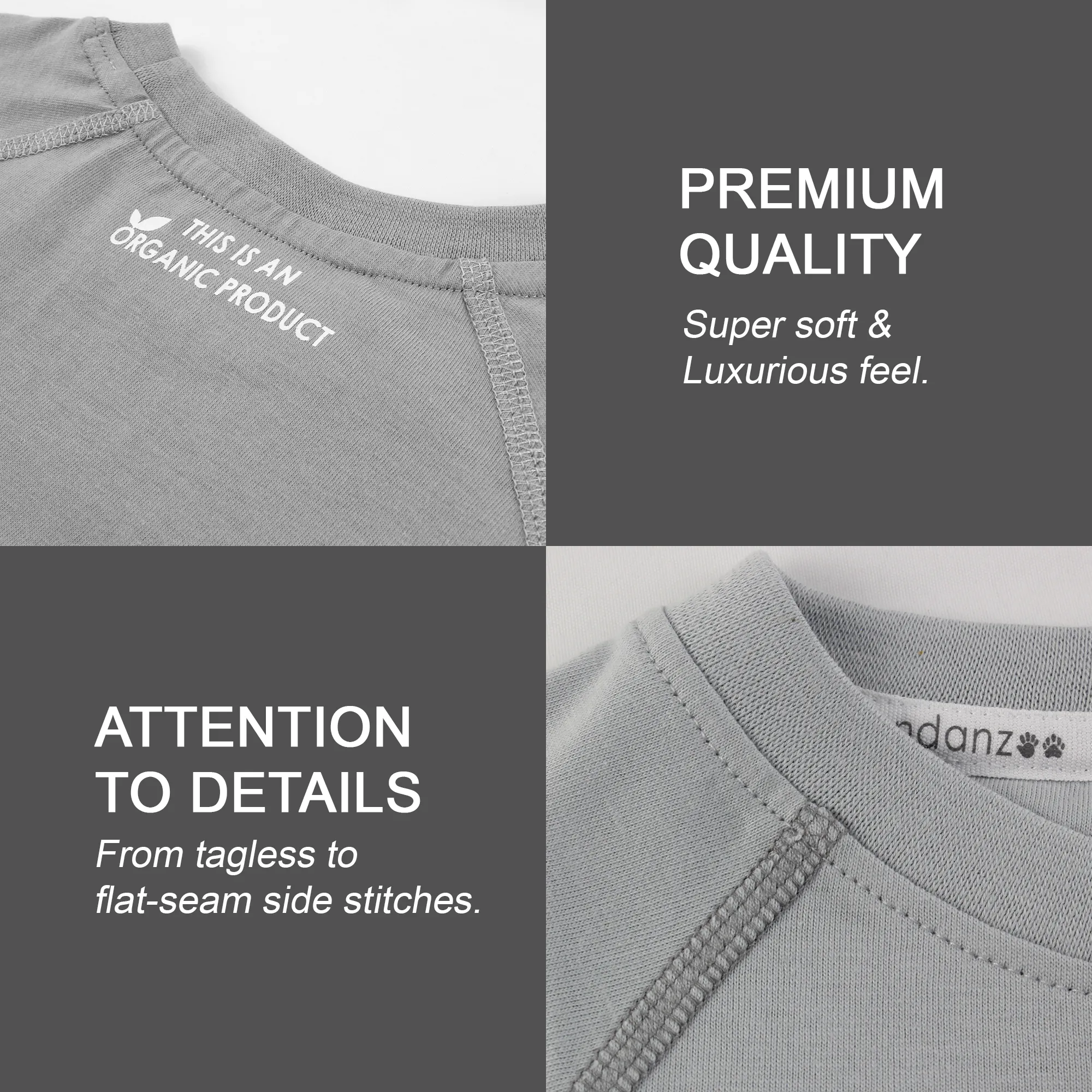 [Custom Image] Organic Toddler Kids T-shirt - Three-quarter Sleeve