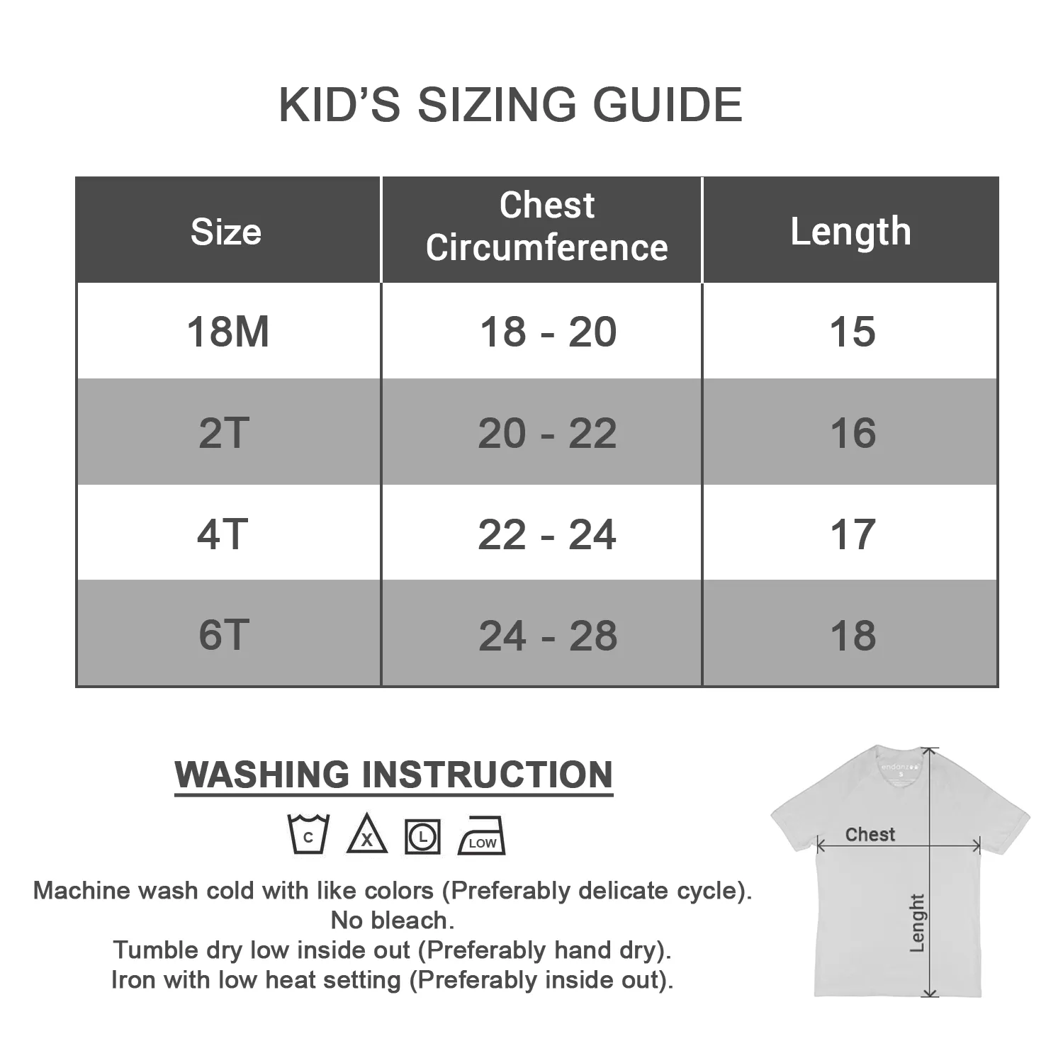 [Custom Image] Organic Toddler Kids T-shirt - Three-quarter Sleeve
