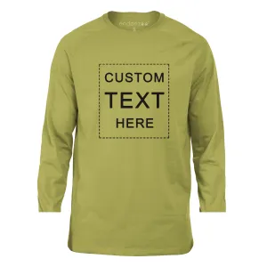 [Custom Text]  Endanzoo Organic Toddler Kids T-shirt - Three-quater Sleeve