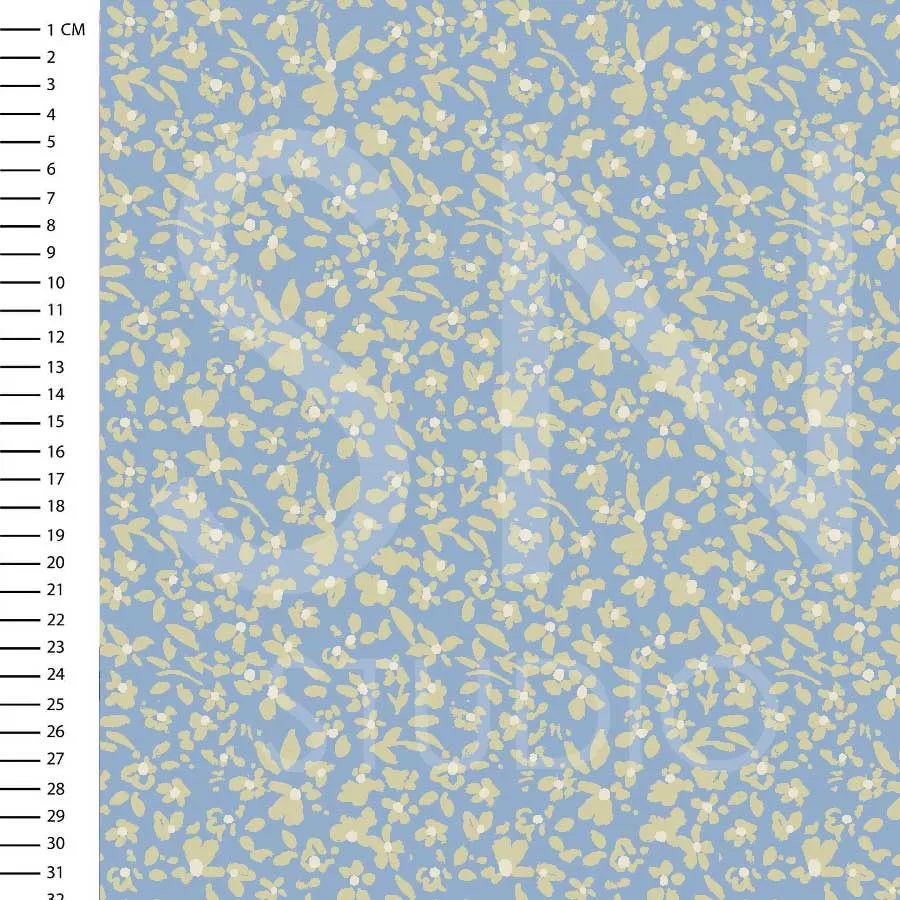 Cute small scale ditsy floral