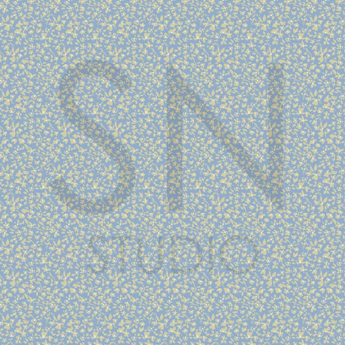 Cute small scale ditsy floral