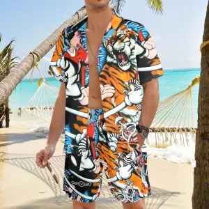 Damaged DNA Men's Shirt and Shorts Outfit
