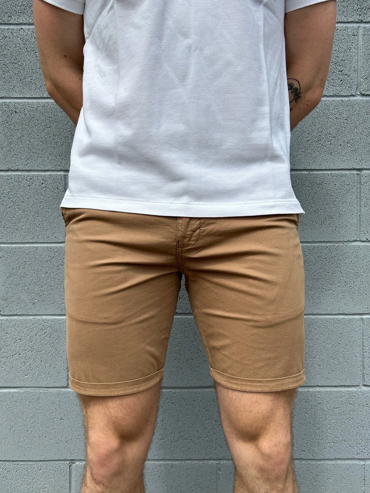 Daniel Hechter - Lucas Stretch Cotton Short - Sand