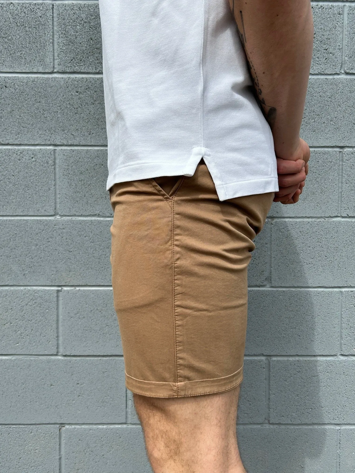 Daniel Hechter - Lucas Stretch Cotton Short - Sand