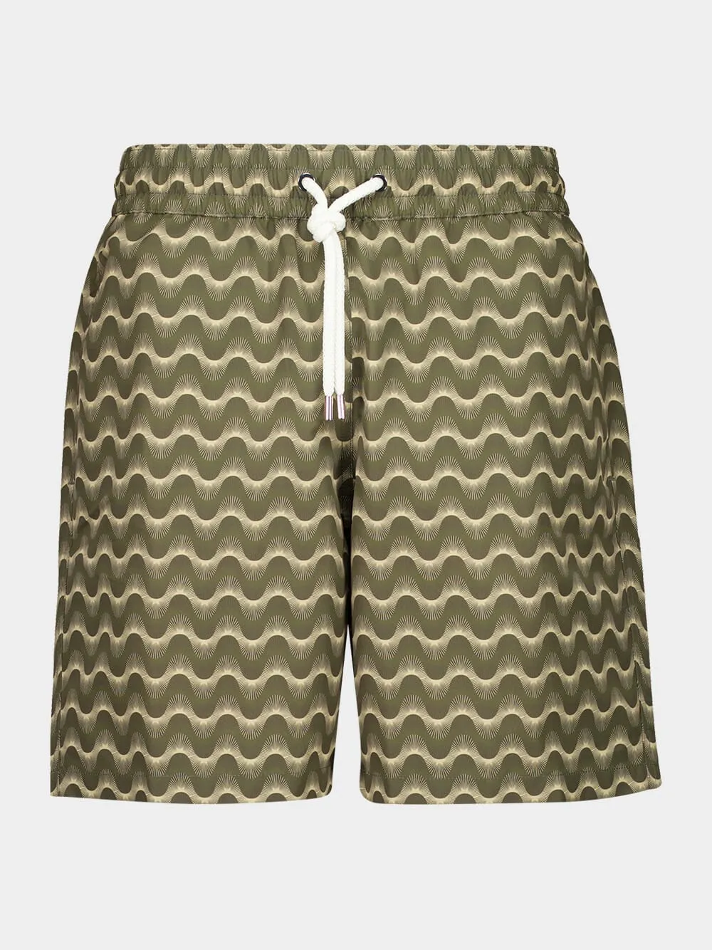 Dark Olive & Dried Moss Raio do Sol Santos Swim Shorts