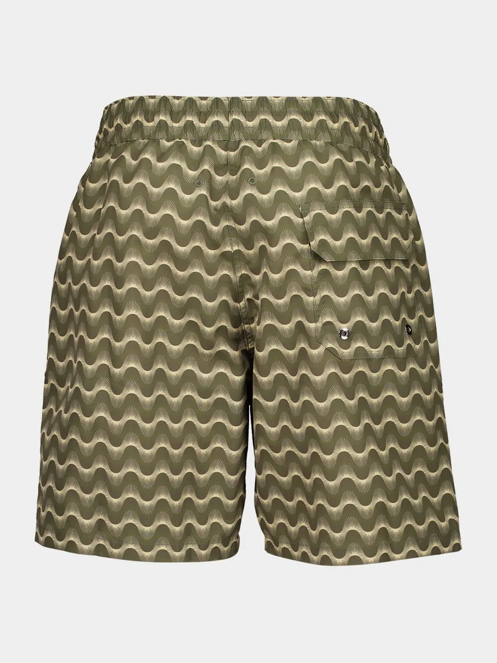 Dark Olive & Dried Moss Raio do Sol Santos Swim Shorts