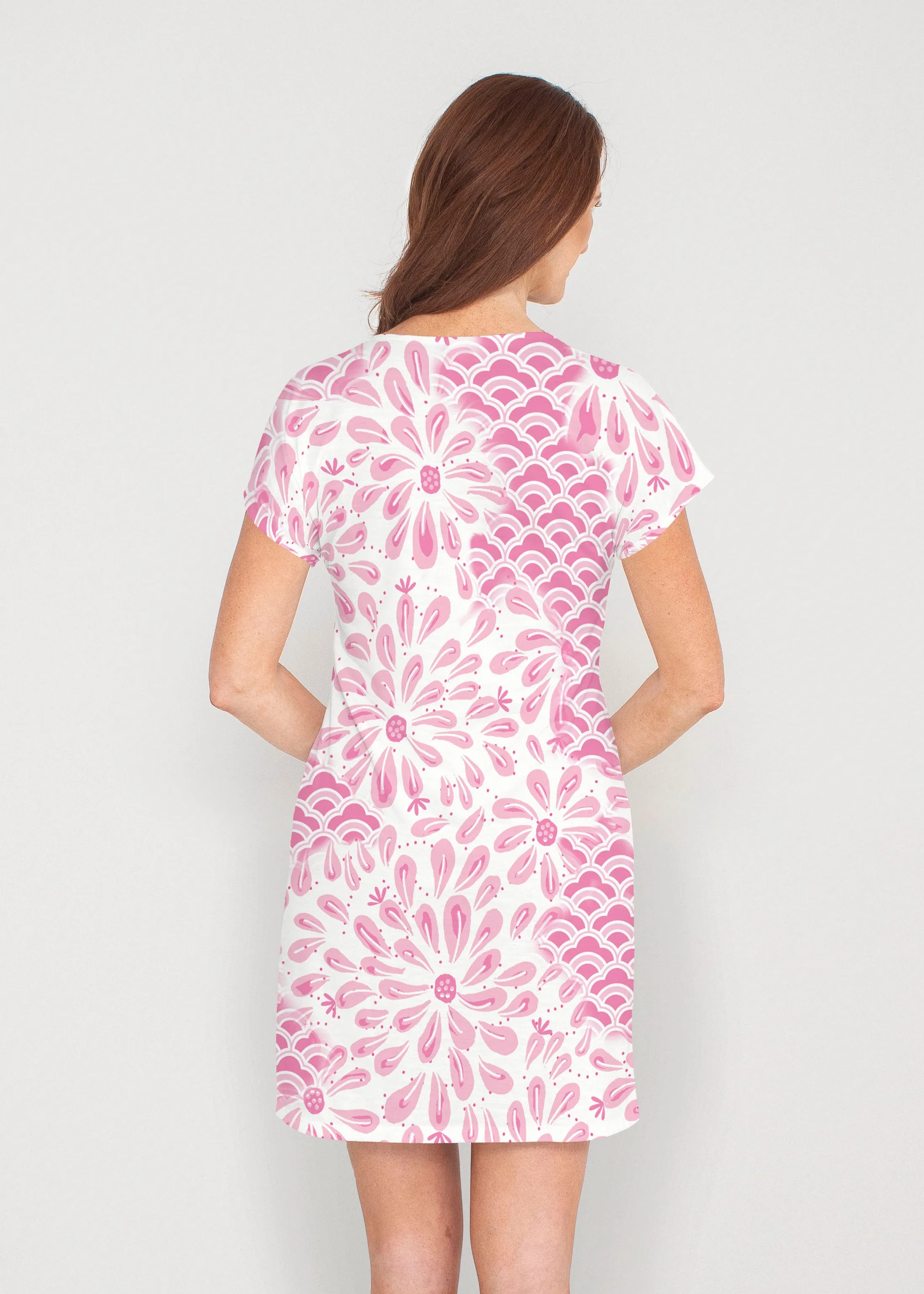 Daybreak Pink (8073) ~ Lucy Tee Dress