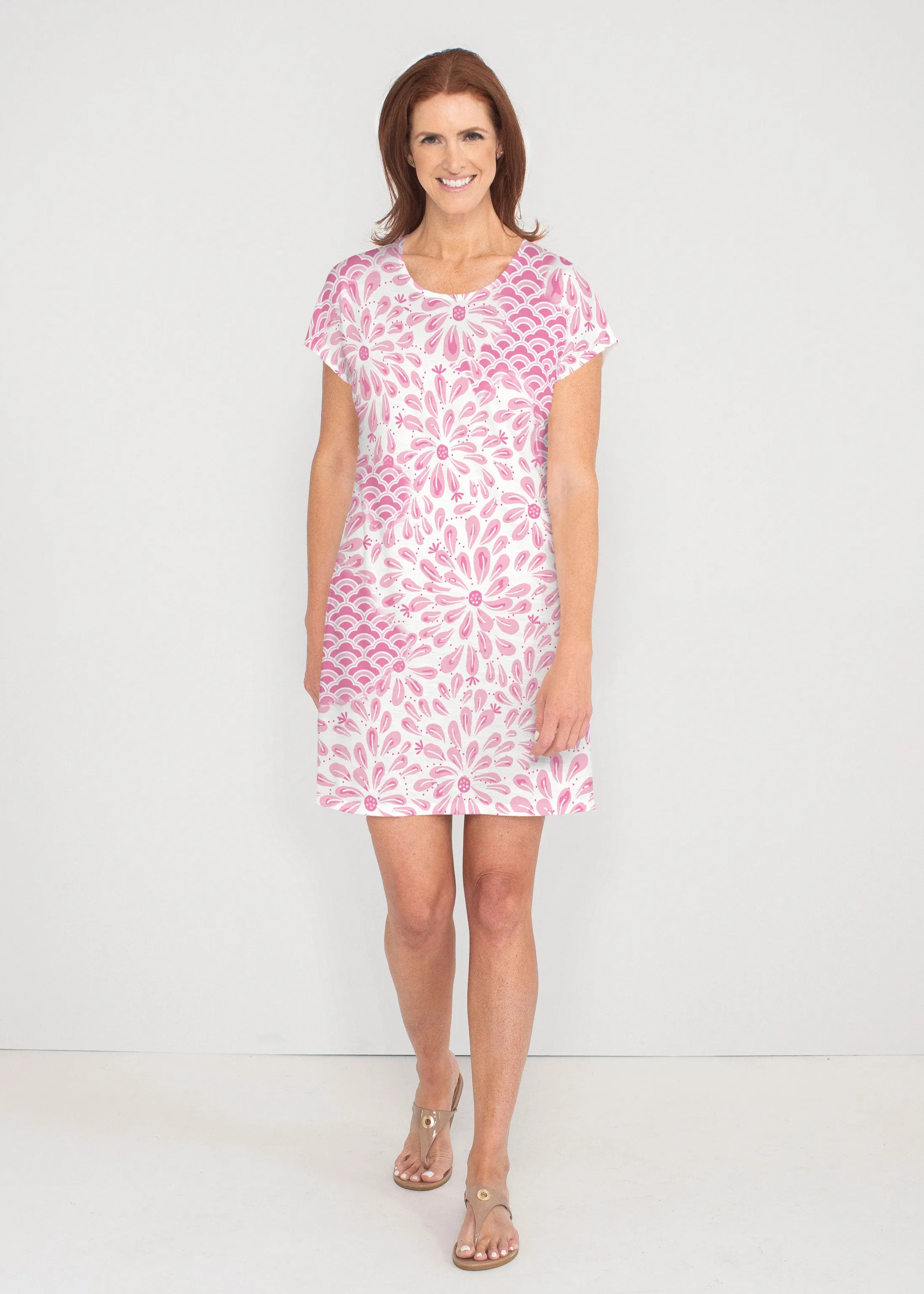 Daybreak Pink (8073) ~ Lucy Tee Dress