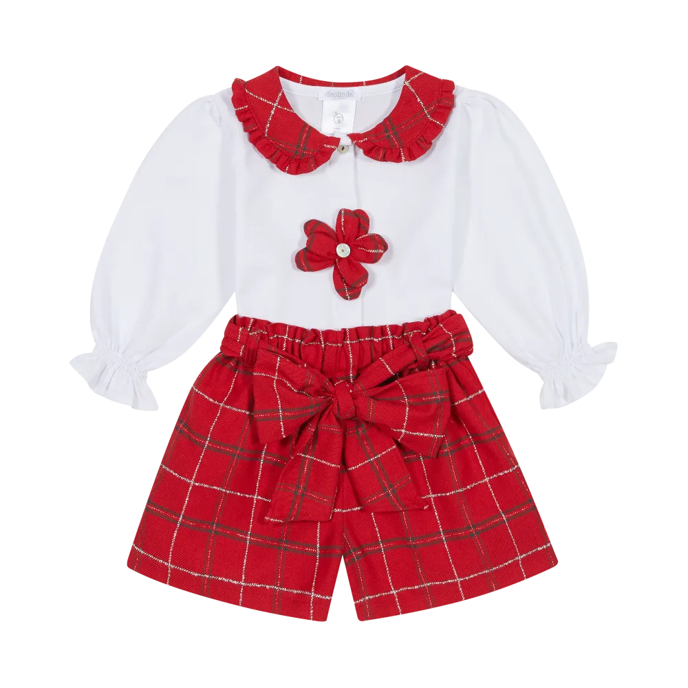 Deolinda Girls Klaus Shorts & Blouse Set