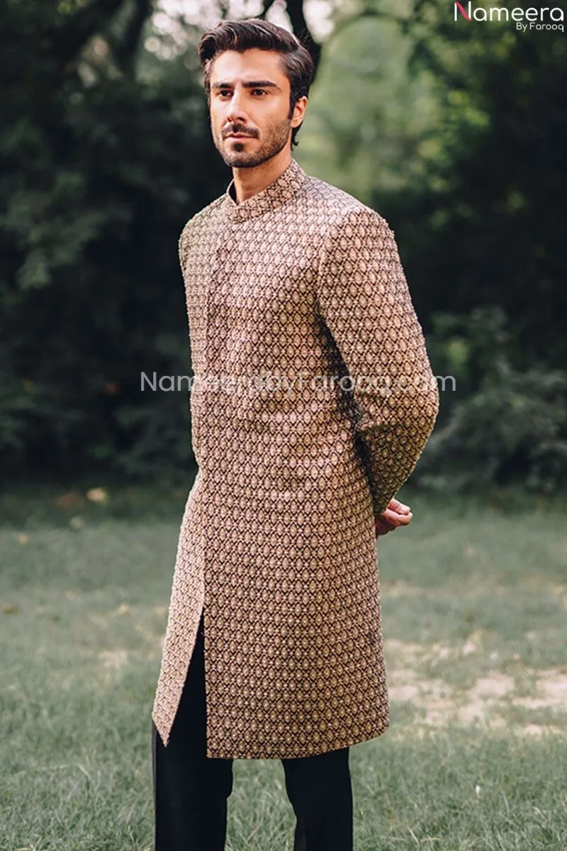 Designer Mens Sherwani Indian Outfit for Wedding #GN55