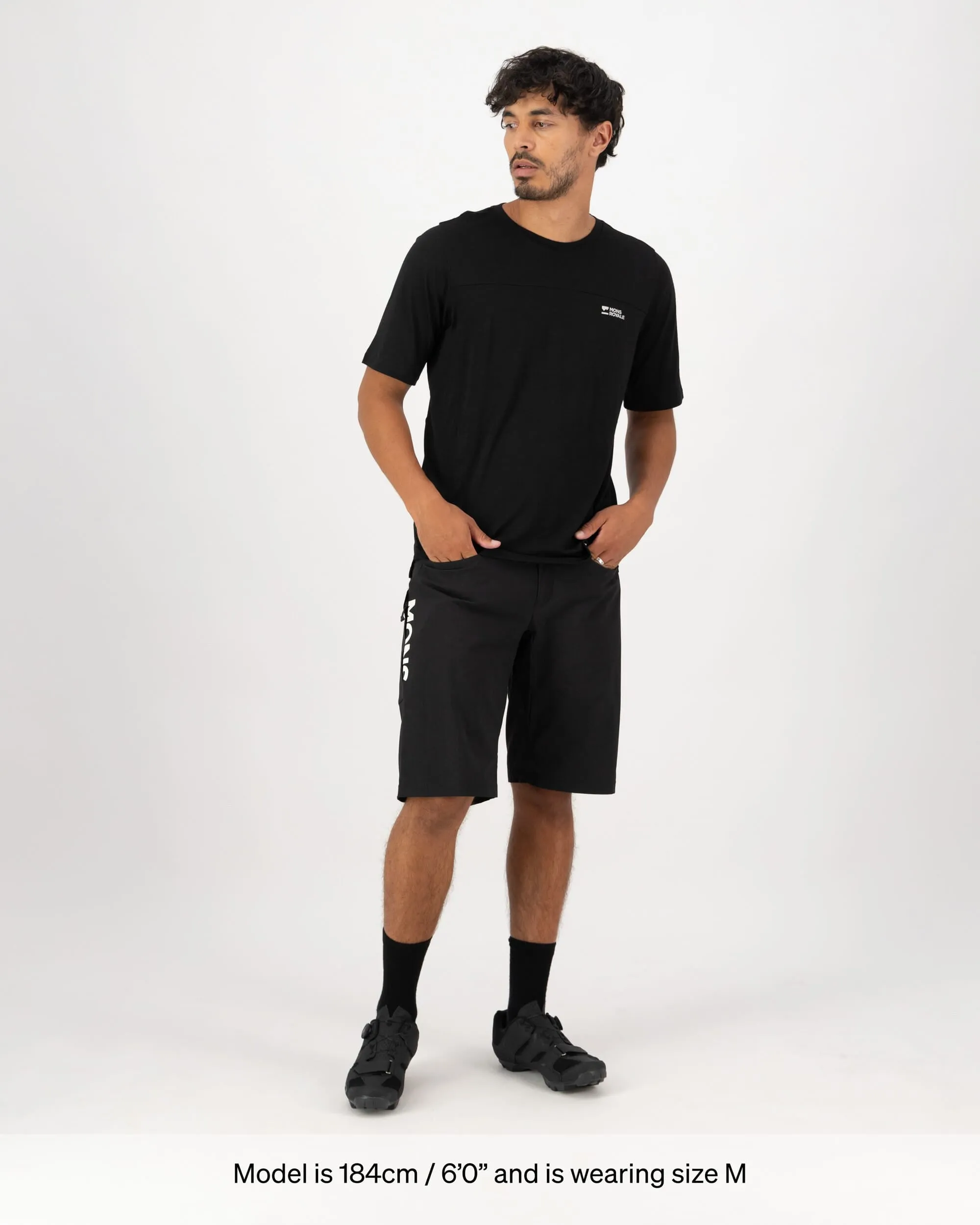 Diversion Merino Trail Shorts - Black